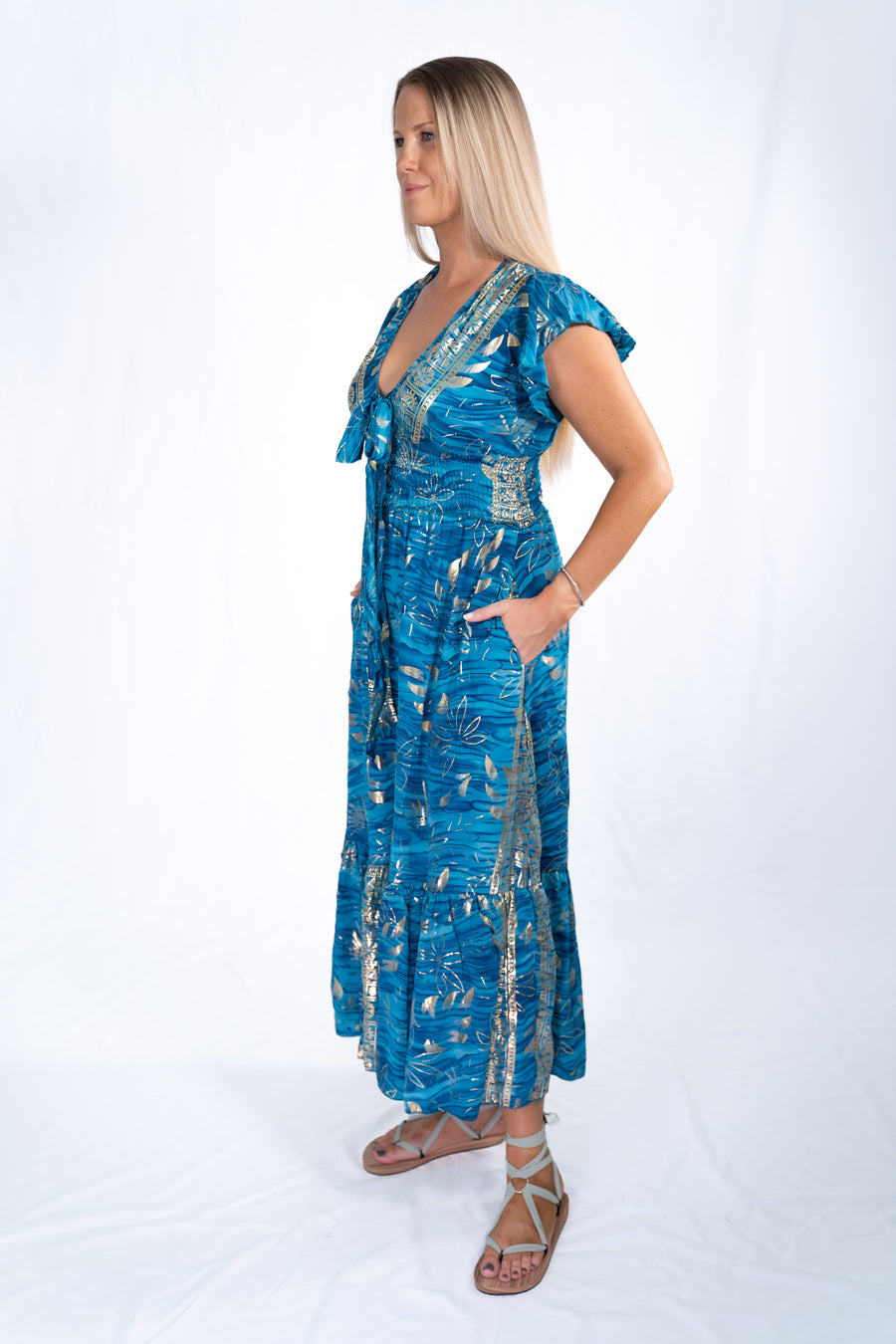 Sienna - Blue Leaf