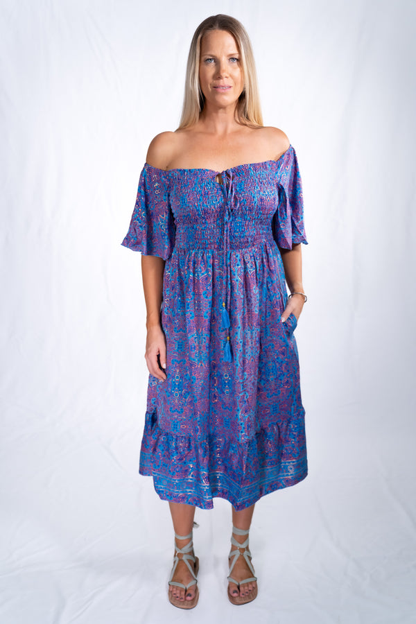 Catalina Midi - Indigo Rose