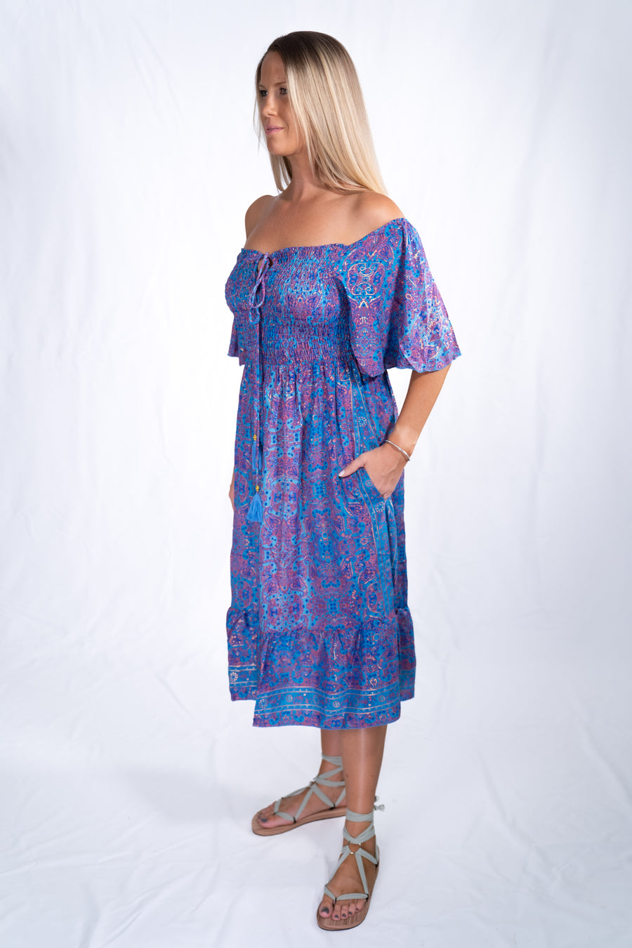 Catalina Midi - Indigo Rose