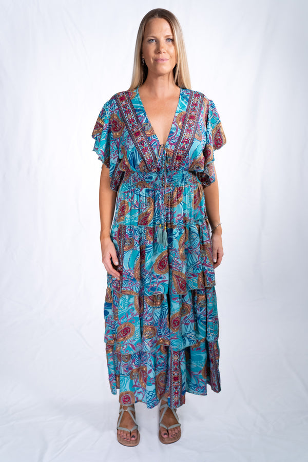 Sophia Maxi - Havana Teal