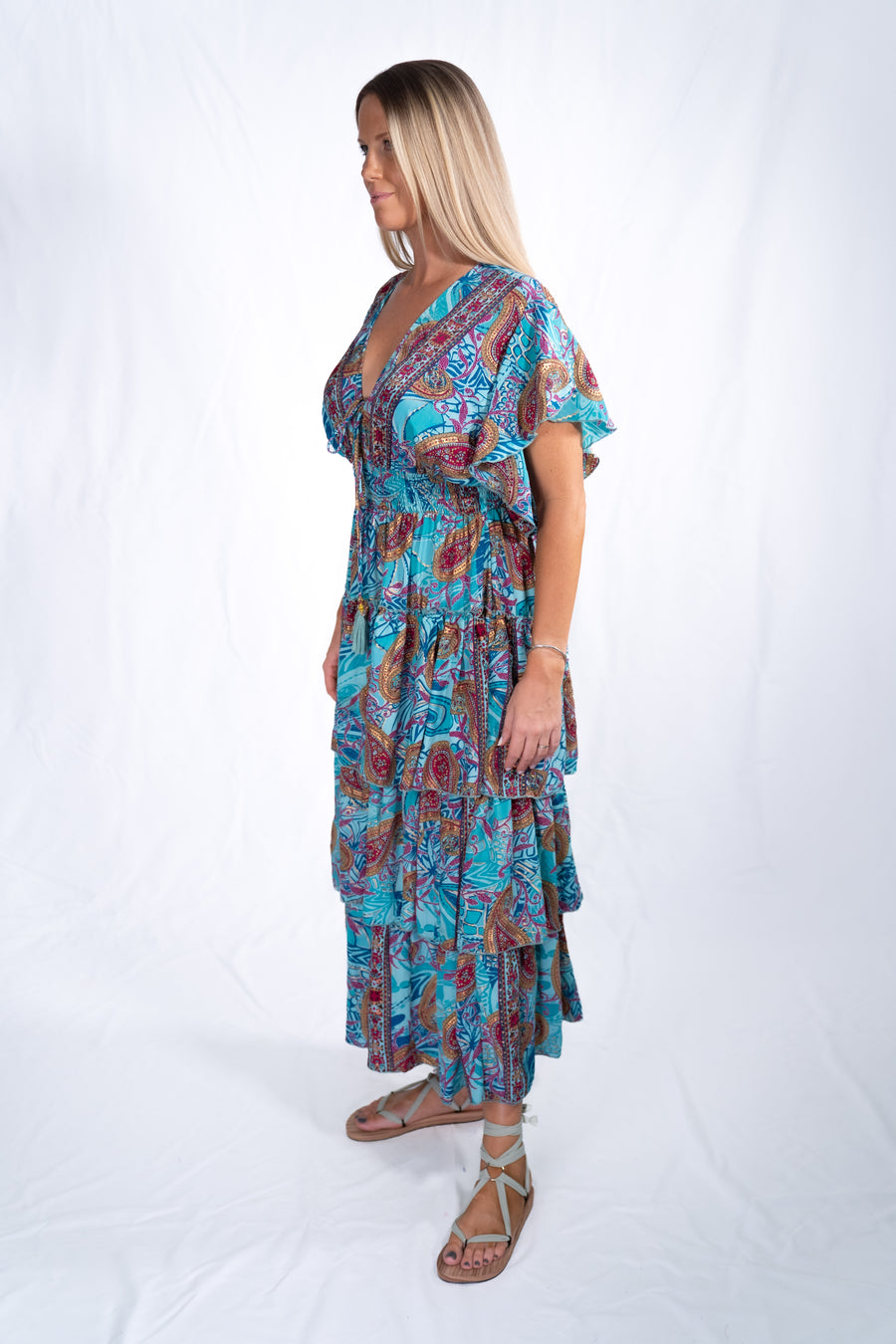 Sophia Maxi - Havana Teal