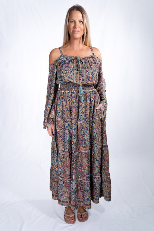 Santorini Dress - Desert Jewel