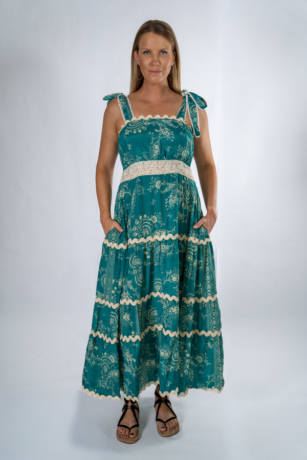 Freya Midi - Deep Turquoise