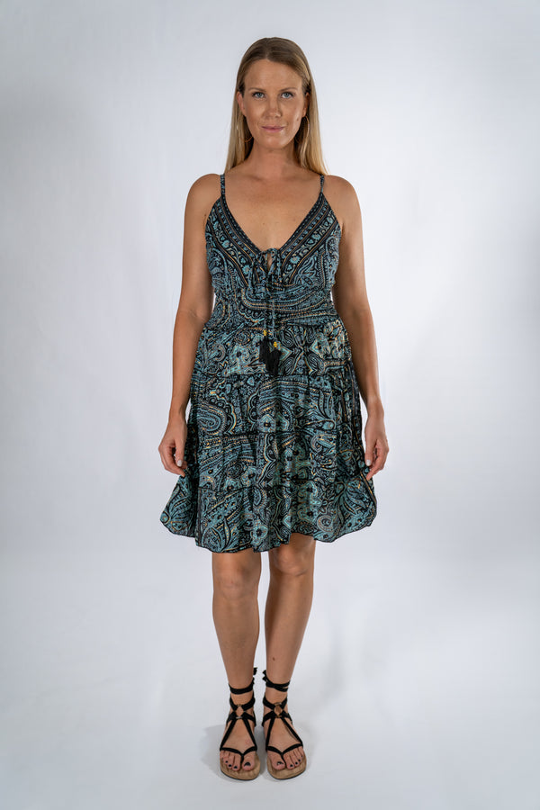 Soleil Dress - Midnight Black