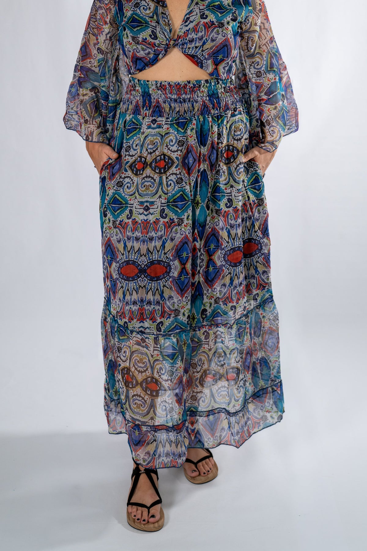 Lola Maxi Skirt - Kaleidoscope