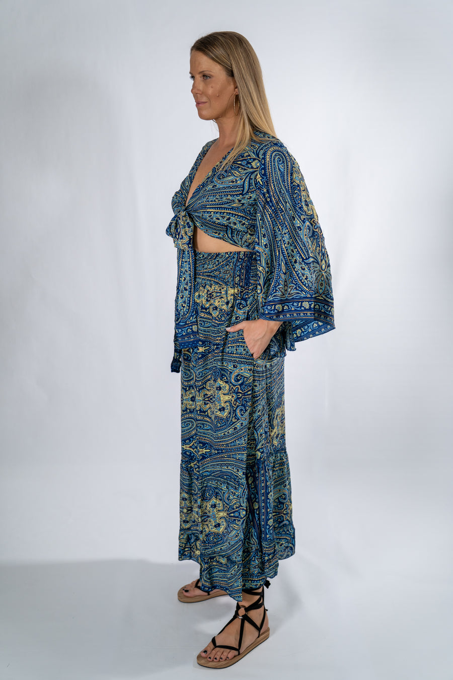 Lola Maxi Skirt - Navy