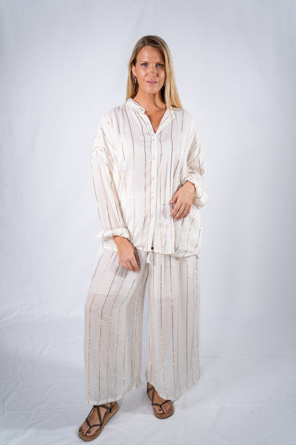 Cameron Pants - Angel White