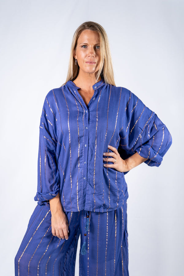 Cameron Top - Indigo