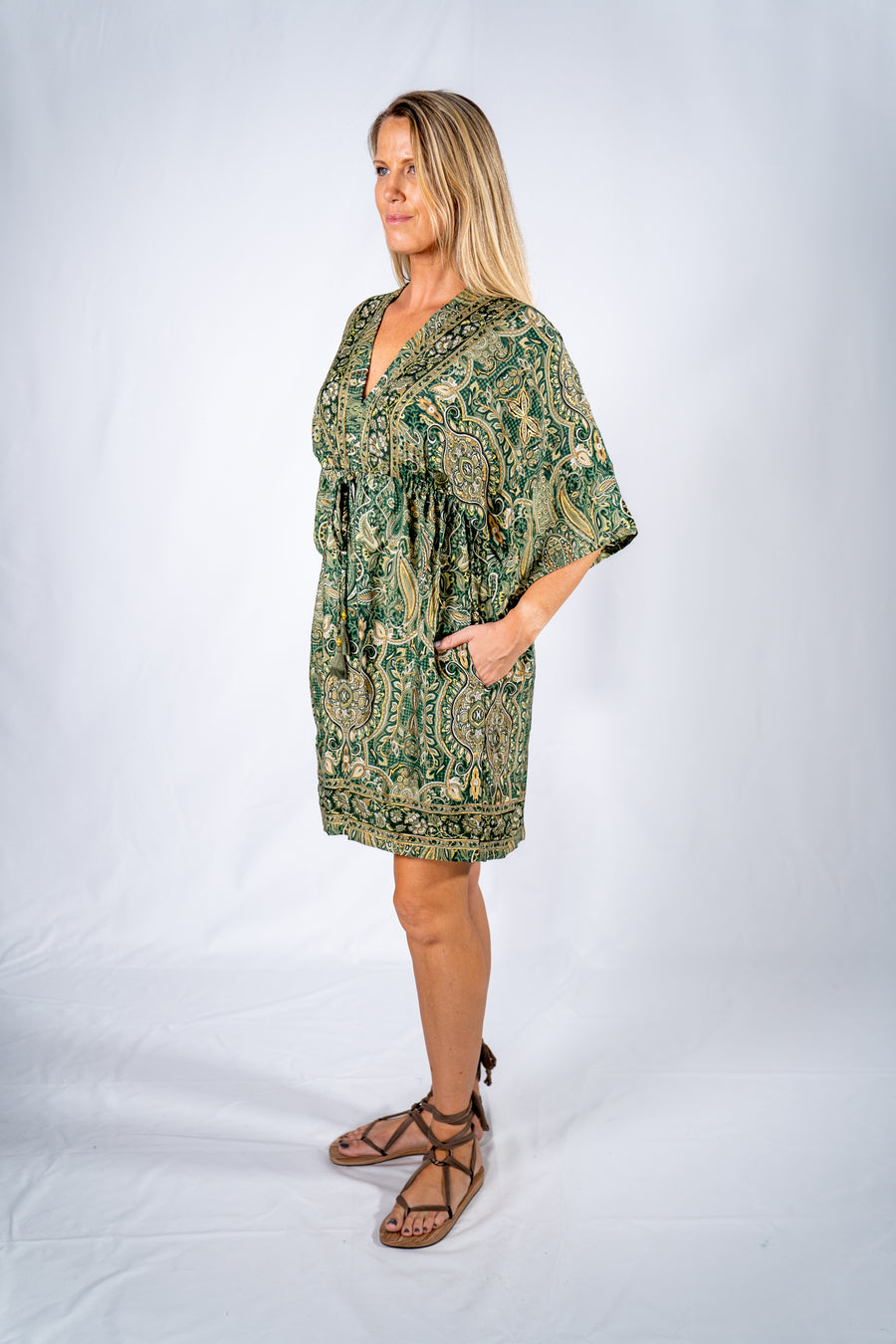 Sloane Jumpsuit - Emerald Forest