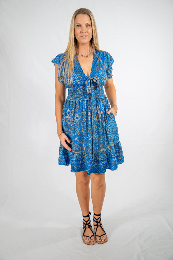 Short Sienna - Sapphire Blue